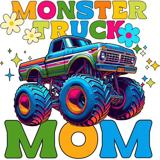 Mom Monster Truck Short Sleeve T-Shirts G640 Soft-style